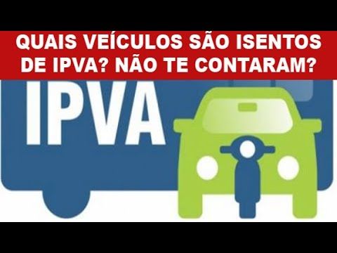 Saiba quais veículos são isentos de IPVA