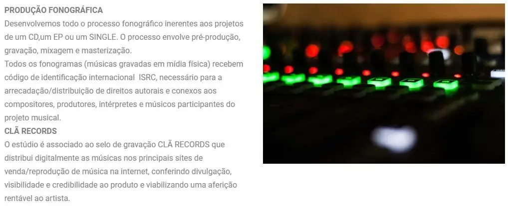 Produção fonográfica