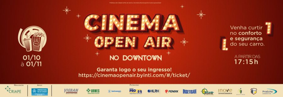 Cinema Open Air levará filmes arte em formato drive in ao Shopping Downtown