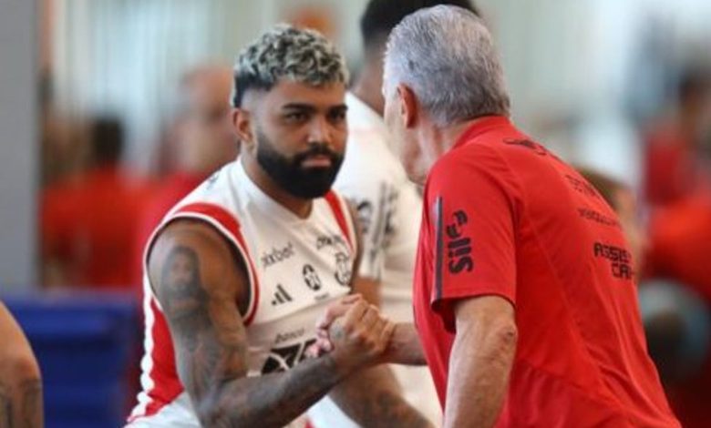 Tite dá bronca em Gabigol por conta de comportamento no Flamengo