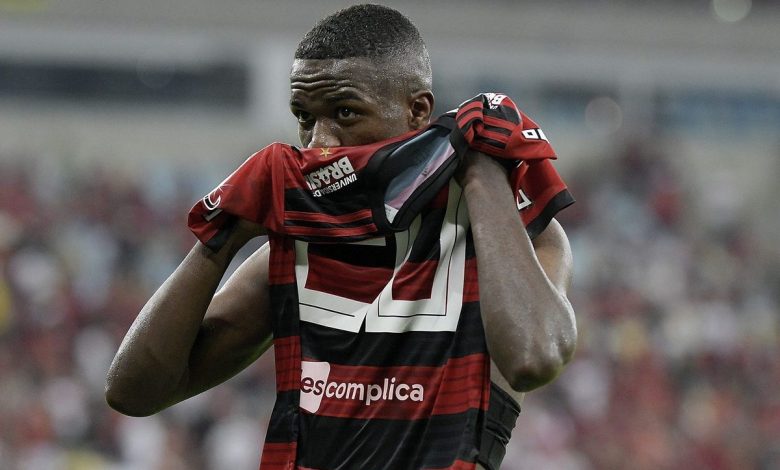 Adversário na Libertadores, último confronto entre Flamengo e Palestino teve goleada e show de Vini Jr.