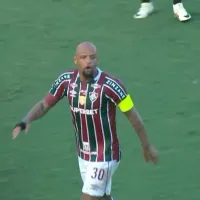 Felipe Melo, do Fluminense, recebe amarelo de Raphael Claus e questiona: ‘Textor tem razão’
