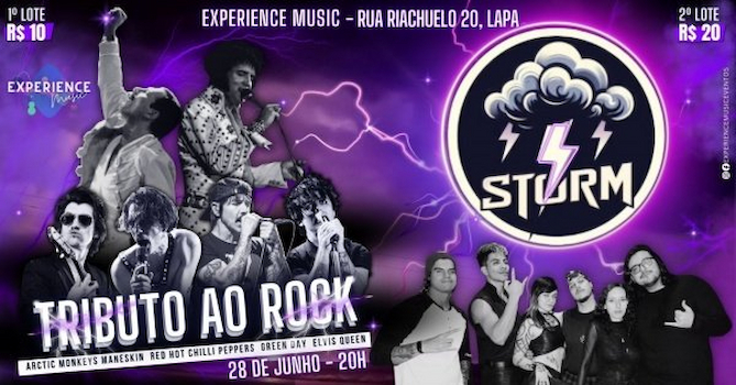 Sexta Rock - com a banda Storm Sound no ROCK EXPERIENCE RJ