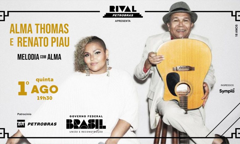 Alma Thomas e Renato Piau em "Melodia com Alma"