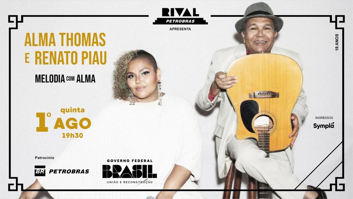 Alma Thomas e Renato Piau em “Melodia com Alma”