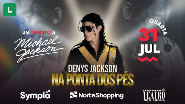 "DENYS JACKSON" NA PONTA DOS PÉS NO TEATRO MIGUEL FALABELLA