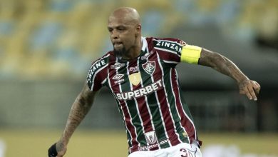 Felipe Melo treina com bola e pode voltar aos titulares do Fluminense