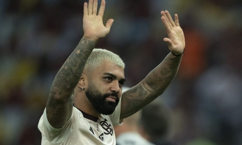 Gabigol é relacionado e fica perto de completar sete jogos pelo Flamengo