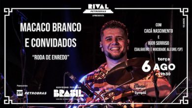 MESTRE MACACO BRANCO DE VOLTA COM RODA DE ENREDO NO TEATRO RIVAL PETROBRAS