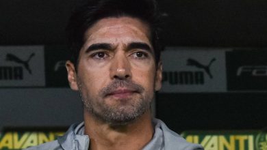 Abel Ferreira faz reclamação na coletiva