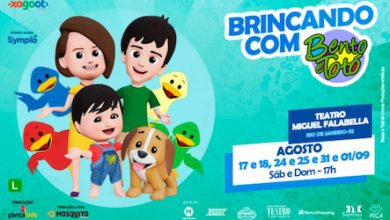 "BRINCANDO COM BENTO E TOTÓ" NO TEATRO MIGUEL FALABELLA