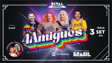 Bruno Motta, Suzy Brasil, Samara Rios e Pahby em “4 Amigues”