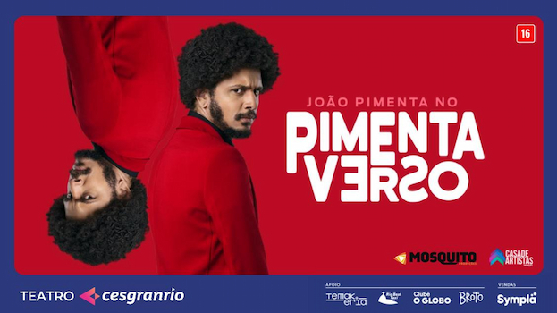 JOÃO PIMENTA NO PIMENTAVERSO no Teatro Cesgranrio