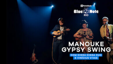 MANOUKE GYPSY SWING COM DIGGA DIGGA DUO E VINÍCIUS VIVAS no BLUE NOTE - RJ