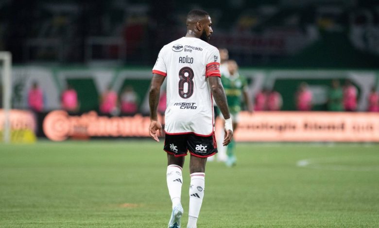 Pênalti em Gerson do Flamengo cria polêmica contra Palmeiras