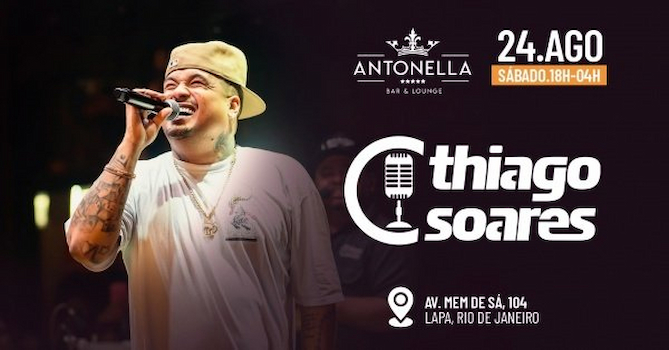 Roda de Samba do Thiago Soares na Antonella