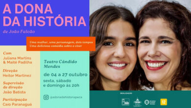 A DONA DA HISTÓRIA no TEATRO CÂNDIDO MENDES