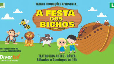 A FESTA DOS BICHOS O MUSICAL no Teatro dos 4