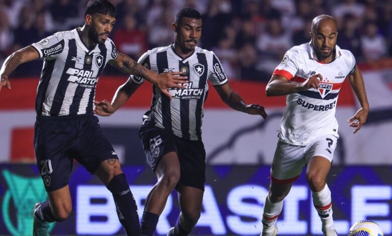 Botafogo possui invencibilidade de 4 anos contra o São Paulo