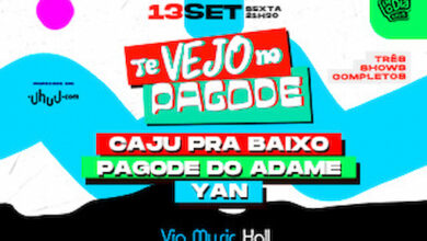 Caju pra Baixo, Pagode do Adame e Yan na VIA MUSIC HALL