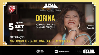 DORINA APRESENTA “BOTEQUIM DO ALDIR: SAMBAS E CANÇÕES NO TEATRO RIVAL PETROBRAS