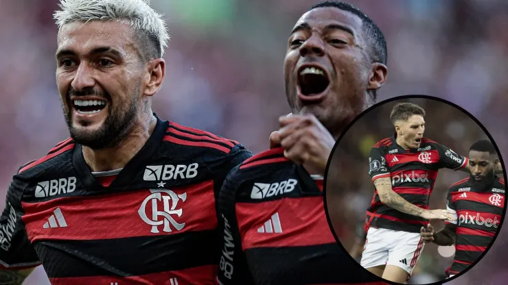 Arrascaeta, De La Cruz e Varela pioraram 'climão' no Flamengo após queda na Libertadores - Fotos: AGIF
