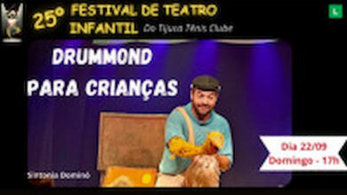 Drummond para Crianças no Teatro Henriqueta Brieba