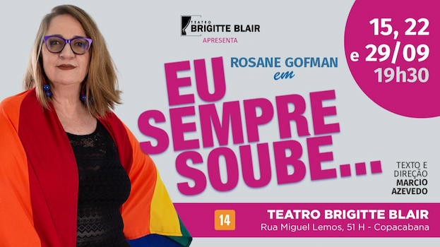 Eu Sempre Soube no Teatro Brigitte Blair