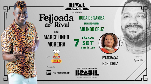 FEIJOADA DO RIVAL NO TEATRO RIVAL PETROBRAS