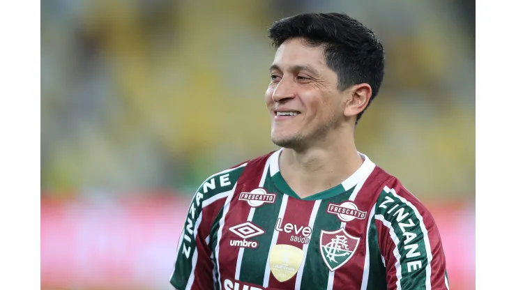 RIO DE JANEIRO, BRAZIL - JUNE 27: German Cano of Fluminense looks on prior to the match between Fluminense and Vitoria as part of Brasileirao 2024 at Maracana Stadium on June 27, 2024 in Rio de Janeiro, Brazil. (Photo by Wagner Meier/Getty Images)
