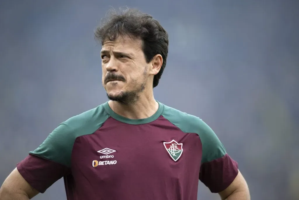 Fernando Diniz foi o técnico do Fluminense na campanha do título da Libertadores de 2023. Foto: Jorge Rodrigues/AGIF