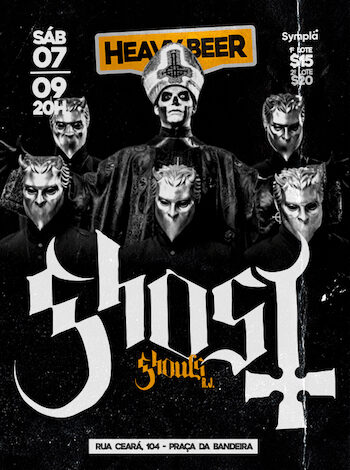 GHOST TRIBUTO - GHOULS RJ AO VIVO DE VOLTA AO HEAVY BEER !