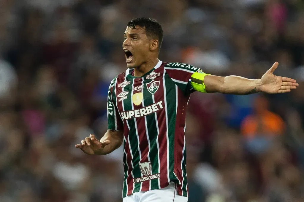 Thiago Silva está fora do Clássico Vovô. Foto: Ruano Carneiro/Imago Images