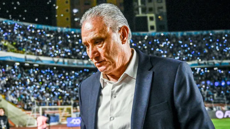 Tite durante jogo entre Bolívar e Flamengo, pela Libertadores, no dia 22/08/2024. Foto: Nayra Halm
