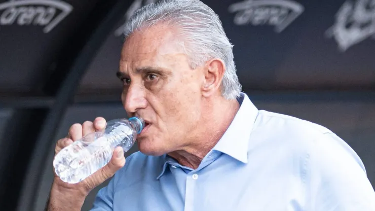 Tite durante partida entre Corinthians e Flamengo, na Neo Química Arena, pelo Campeonato Brasileiro. Foto: Ronaldo Barreto
