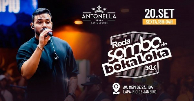 Roda de Samba do Bokaloka na Antonella