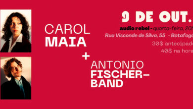 CAROL MAIA + ANTONIO FISCHER-BAND na Audio Rebel!