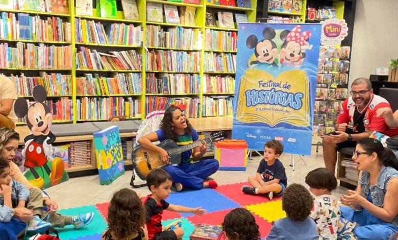 Disney promove contação de histórias na Leitura Rio Sul