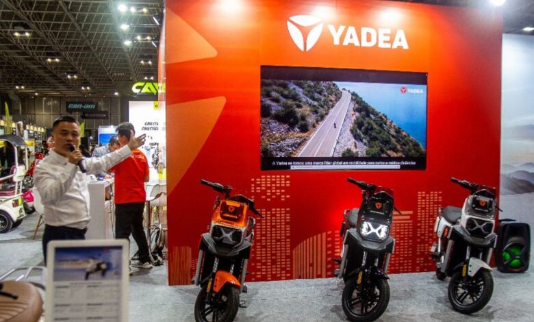 Yadea atrai olhares no Festival Moto Brasil com lançamento da scooter GFX6 no Rio