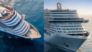 Primeiro transatlântico da temporada chega ao Pier Mauá com mais de 4 mil turistas