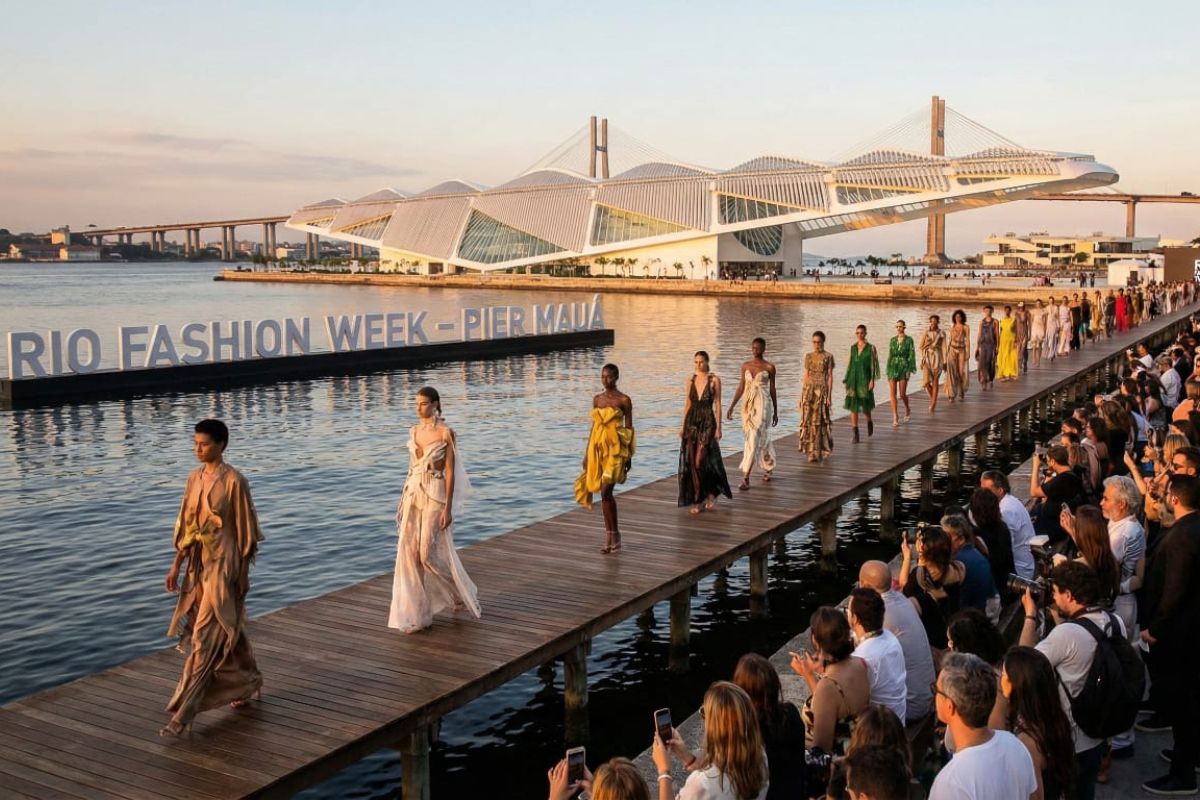 Semana de moda retorna ao Rio em abril de 2026: Rio Fashion Week estreia no Pier Mauá