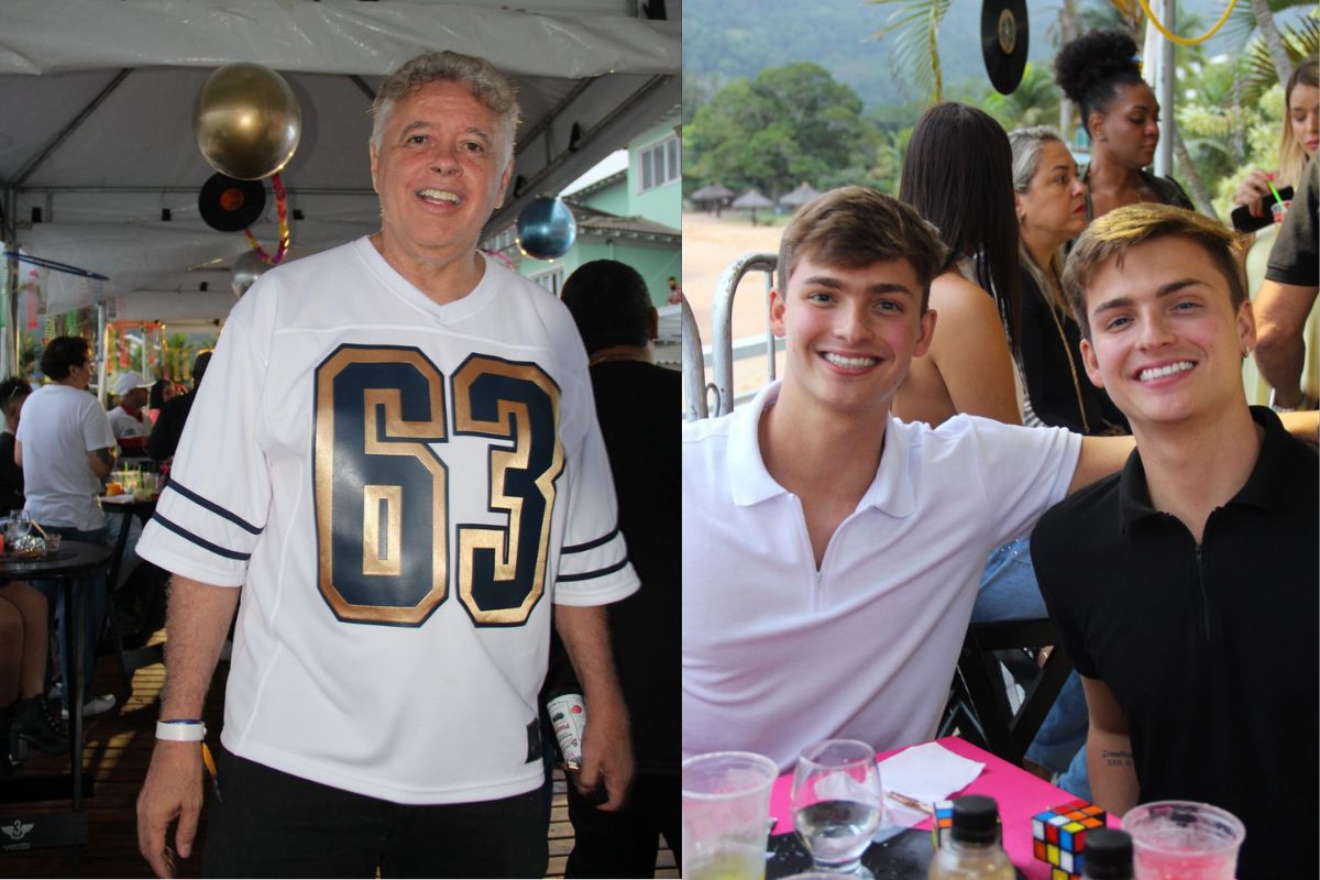 DJ Marlboro, o grande anfitrião da festa abre as portas de sua mansão em Mangaratiba para receber seus convidados / Os Gêmeos Gabriel Scribel e Vinícius Scribel também curtiram essa grande festa