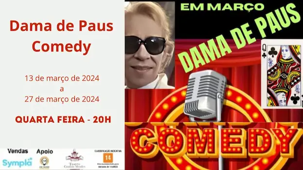 Dama de Paus - Comedy no TEATRO CÂNDIDO MENDES