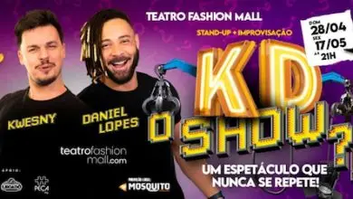 KD O SHOW?! - Kwesny e Daniel Lopes" no TEATRO FASHION MALL - RJ