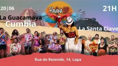 Noches Del Fuego com: LA GUACAMAYA CUMBIA & LA SANTA CLAVE no Havana
