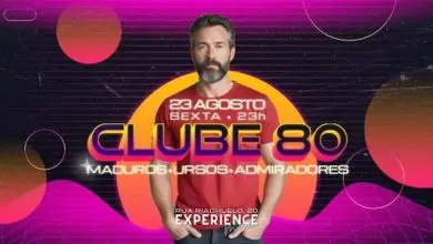 CLUBE 80 - 23/08 (SEXTA) - EXPERIENCE MUSIC (LAPA)