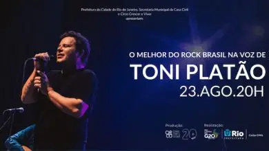 O melhor do Rock Brasil na voz de Toni Platão no Circo Crescer e Viver