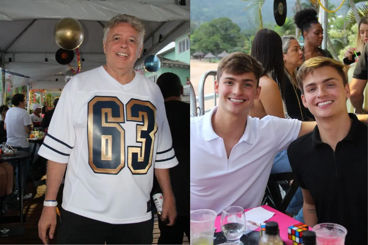 DJ Marlboro, o grande anfitrião da festa abre as portas de sua mansão em Mangaratiba para receber seus convidados / Os Gêmeos Gabriel Scribel e Vinícius Scribel também curtiram essa grande festa